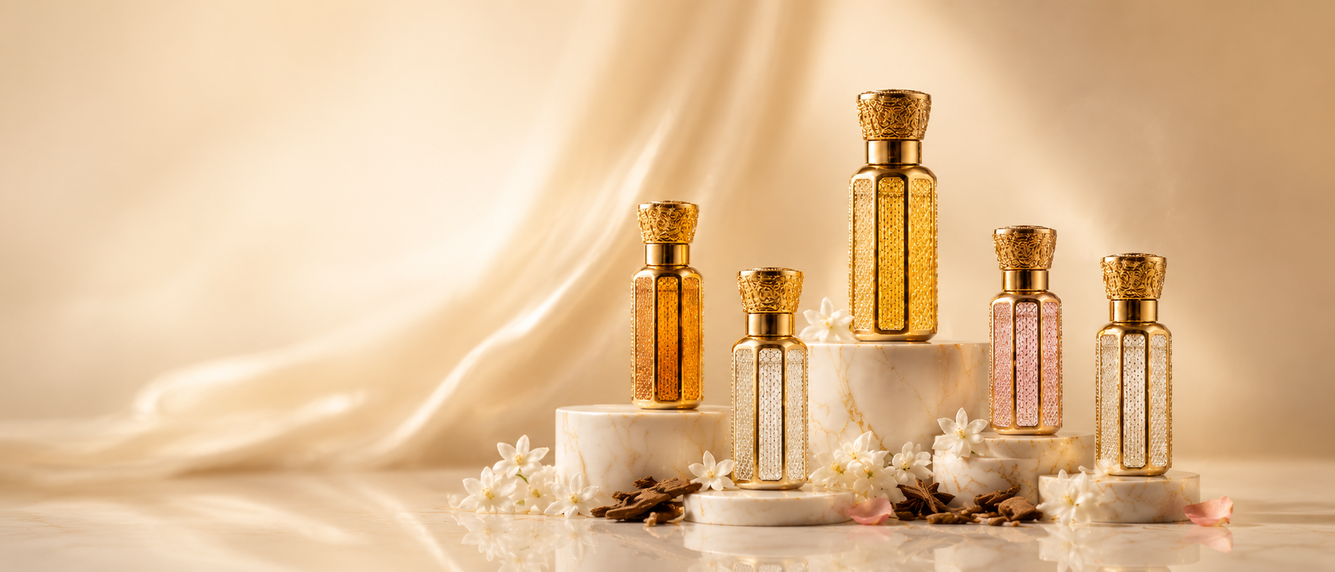 QASAS luxury Arabian attar banner