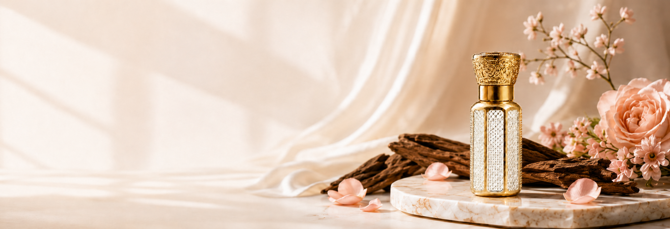 QASAS luxury Arabian attar banner
