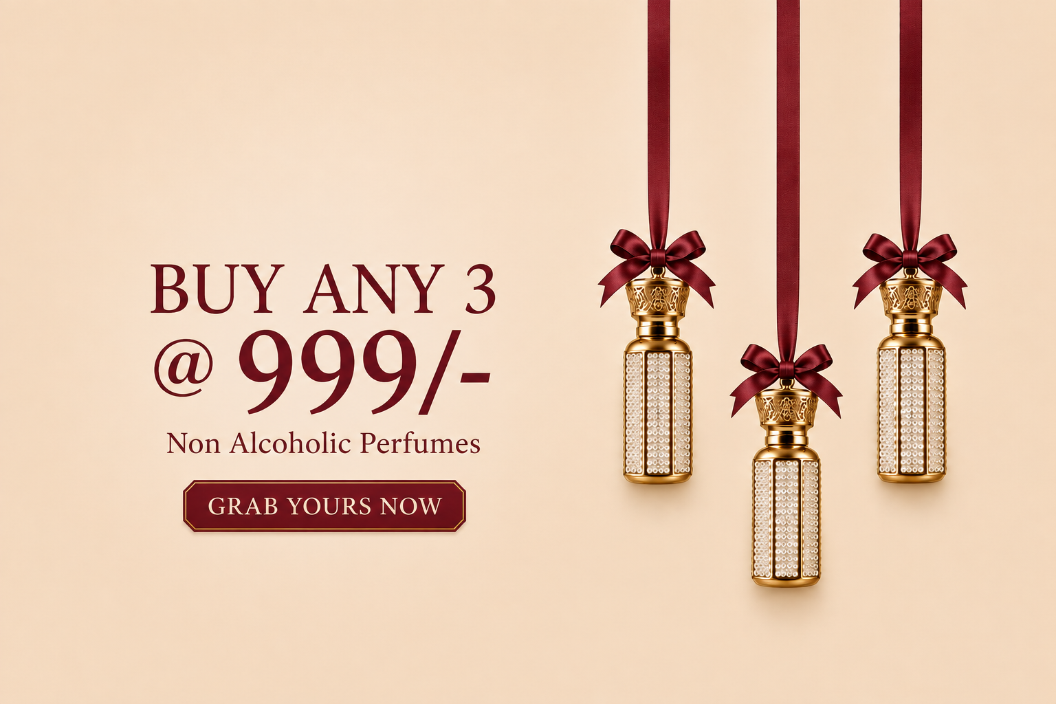 QASAS luxury Arabian attar banner