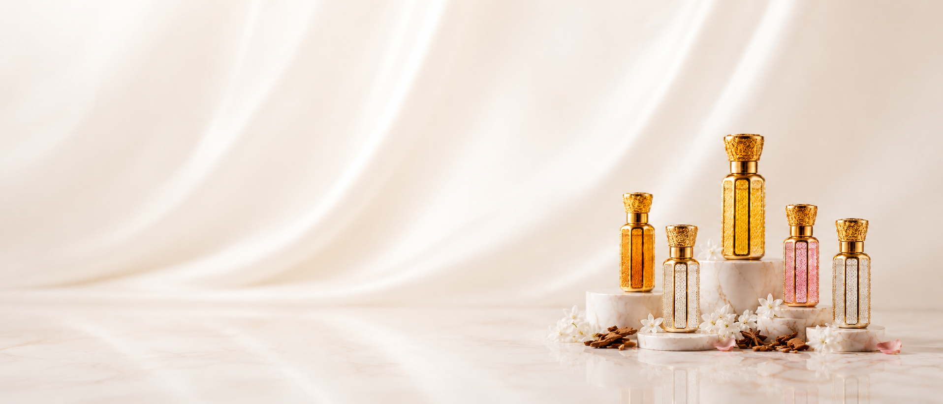 QASAS luxury Arabian attar banner